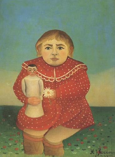 Henri Rousseau Portrait of a Child France oil painting art